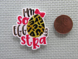 Second view of the I'm So Egg stra Needle Minder