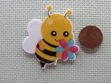 Second view of the Happy Bee Needle Minder