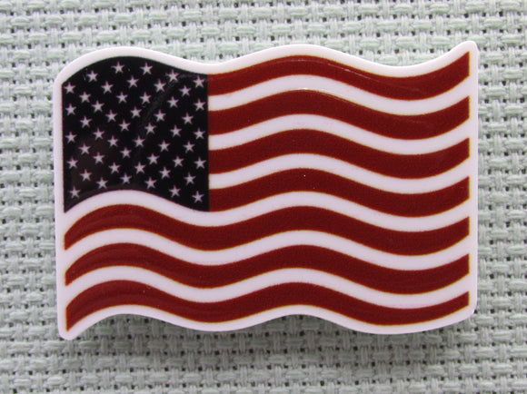 First view of the Wavy American Flag Needle Minder