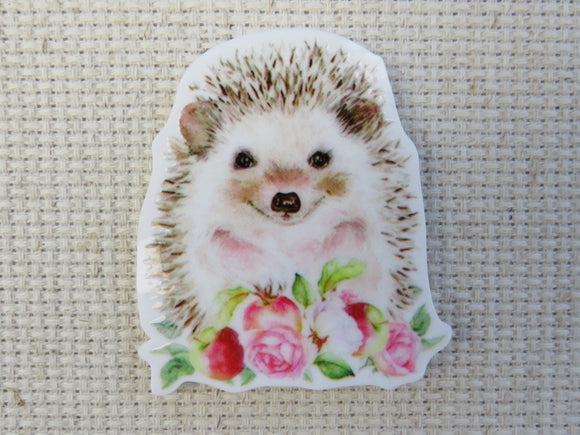 First view of Sitting Hedgehog Needle Minder.
