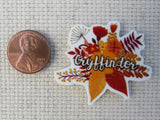Second view of Floral Gryffindor Needle Minder.