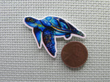 Second view of the Blue Sea Turtle Needle Minder