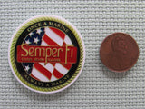 Second view of the Semper Fi, Once a Marine, Always a Marine Needle Minder