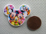 Second view of the Small Mickey and Friends Mouse Head Needle Minder