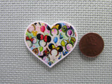 Second view of the Mouse Ears Heart Needle Minder