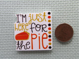 Second view of the I'm Just Here for the Pie Needle Minder
