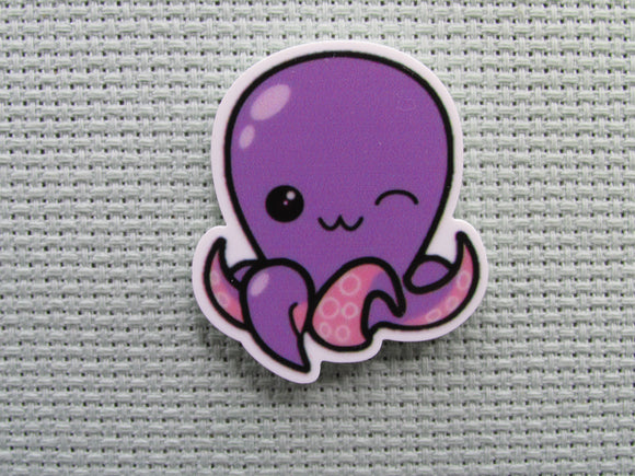 First view of the Purple Octopus Needle Minder
