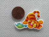 Second view of the Tigger with a Turtle Friend Needle Minder