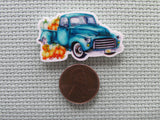 Second view of the Blue Pumpkin Truck Needle Minder