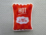 First view of the Taco Hot Sauce Package "I can't let you go" Needle Minder