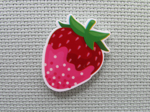 First view of the Chocolate Dipped Strawberry Needle Minder
