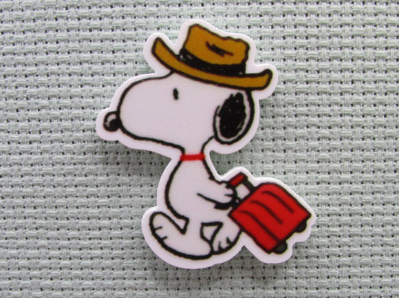 First view of the Snoopy Going on a Trip Needle Minder