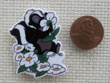 Second view of Flower the Skunk from Bambi Needle Minder.