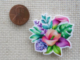 Second view of Calla Lilies Needle Minder.