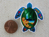 Second view of Scenic Turtle Needle Minder.
