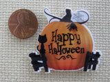 Second view of Happy Halloween Needle Minder.