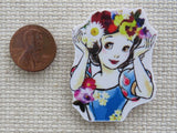 Second view of Beautiful Snow White Needle Minder.