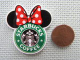 Second view of the Mouse Head Coffee Needle Minder