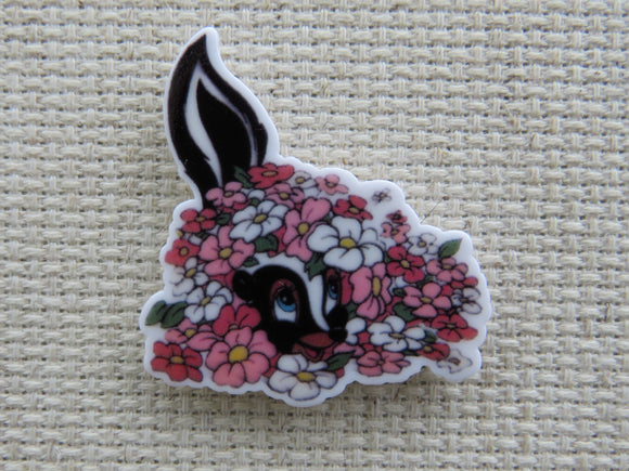 First view of Flower Hiding in Pink and White Flowers Needle Minder.