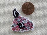 Second view of Flower Hiding in Pink and White Flowers Needle Minder