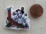 Second view of Dalmatians Escaping a Fence Needle Minder.