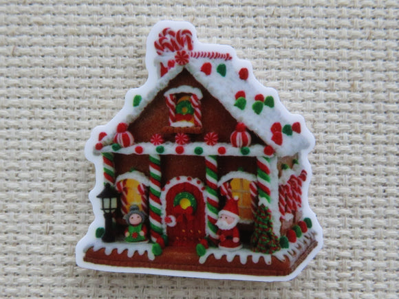 First view of Well Decorated Gingerbread House Needle Minder.
