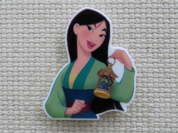 First view of Mulan and Crickey Needle Minder.