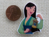 Second view of Mulan and Crickey Needle Minder.