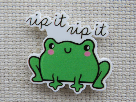 First view of Rip It Rip It Frog Needle Minder.