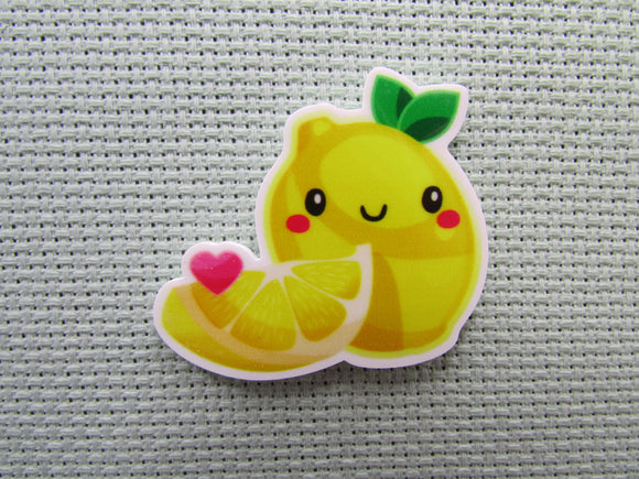 First view of the Smiling Lemon Needle Minder