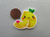 Second view of the Smiling Lemon Needle Minder