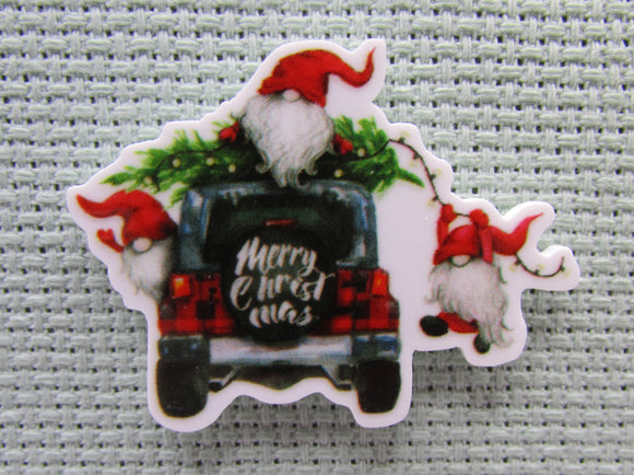 First view of the Merry Christmas Gnomes Needle Minder