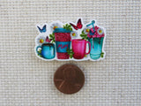 Second view of Mom's Favorite Beverage Needle Minder.