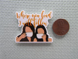 Second view of the Where You Lead I Will Follow Needle Minder