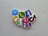 First view of the Social Media Fan Needle Minder