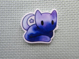 First view of the Blue Cat with Moon and Star Needle Minder