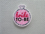 First view of the Bride to Be Engagement Ring Needle Minder