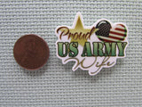 Second view of the Proud US Army Wife Needle Minder