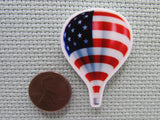Second view of the Patriotic Hot Air Balloon Needle Minder