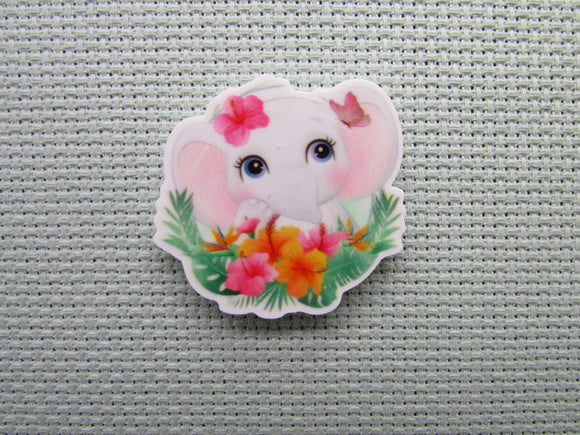 First view of the Flowery Elephant Needle Minder