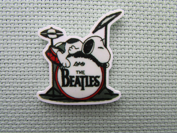 First view of the The Beatles Drum set with a Sleeping Snoopy Needle Minder