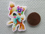 Second view of the Beautiful Deer Needle Minder