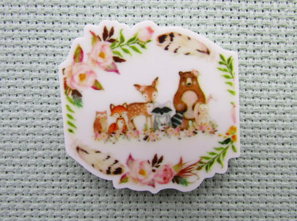 First view of the A Circle of Woodland Animals Needle Minder