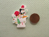 Second view of the Snowman and Penguin Friends Needle Minder