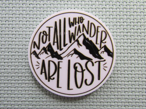 First view of the Not All Who Wander Are Lost Needle Minder