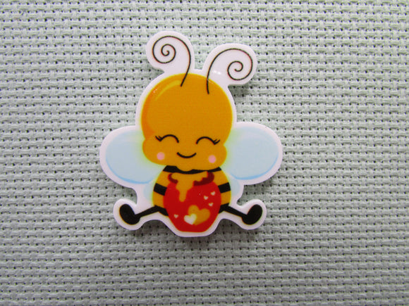 First view of the Honey Bee with a Pot of Love Needle Minder