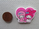 Second view of the Pink Bunny Friends Needle Minder