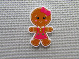 First view of the Gingerbread Girl Needle Minder