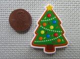 Second view of the Christmas Tree Cookie Needle Minder