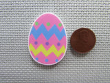 Second view of the Pink Decorated Easter Egg Needle Minder